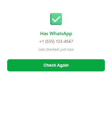 WA Contact Verify showing a verified WhatsApp contact in Pipedrive